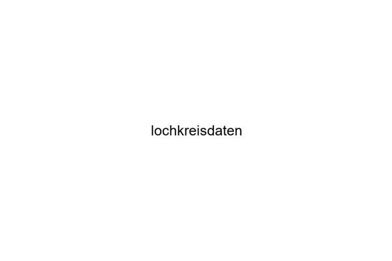 lochkreisdaten