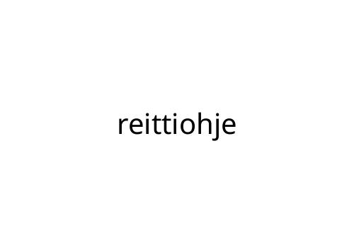 reittiohje