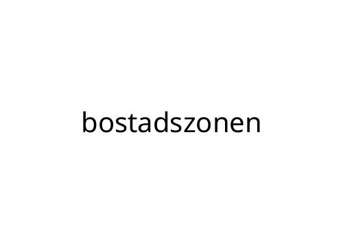 bostadszonen