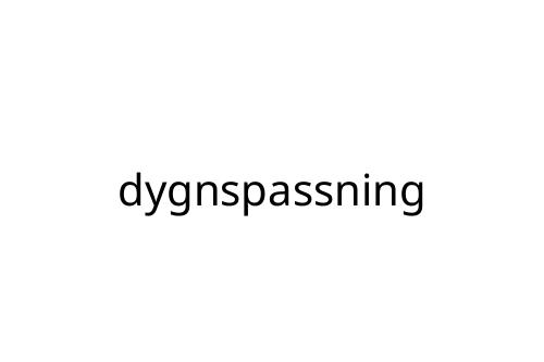 dygnspassning
