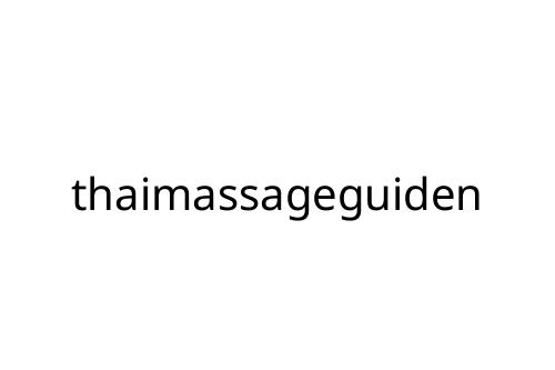 thaimassageguiden