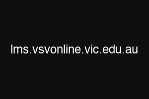 lms.vsvonline.vic.edu.au