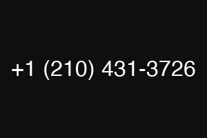 +1 (210) 431-3726