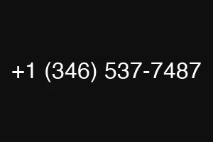 +1 (346) 537-7487