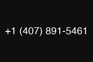 +1 (407) 891-5461