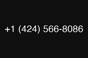 +1 (424) 566-8086