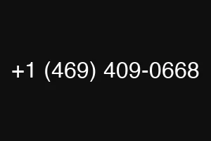 +1 (469) 409-0668