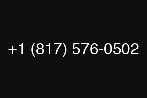 +1 (817) 576-0502