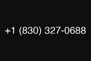 +1 (830) 327-0688