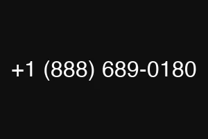 +1 (888) 689-0180