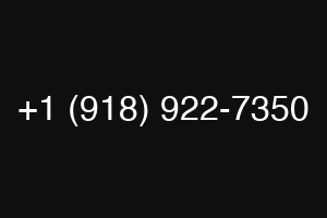 +1 (918) 922-7350