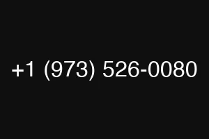 +1 (973) 526-0080